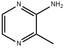 3-メチルピラジン-2-アミン 化学構造式