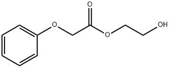 2-hydroxyethyl phenoxyacetate Structure