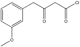 3-Oxo-4-(3-methoxyphenyl)butanoyl chloride Structure