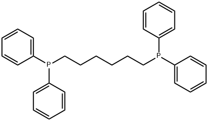 1,6-Bis(diphenylphosphino)hexane Structure