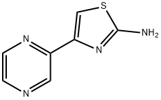 4-(pyrazin-2-yl)thiazol-2-amine Struktur