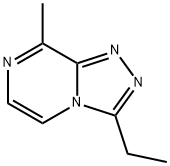 3-Ethyl-8-methyl-1,2,4-triazolo[4,3-a]pyrazine 结构式