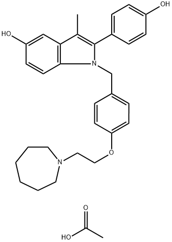 醋酸巴多昔芬,198481-33-3,结构式