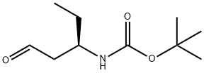 Carbamic acid, [(1R)-1-ethyl-3-oxopropyl]-, 1,1-dimethylethyl ester (9CI) Structure
