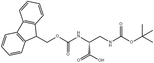 FMOC-D-DAP(BOC)-OH Struktur