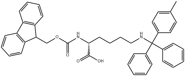 FMOC-D-LYS(MTT)-OH Struktur