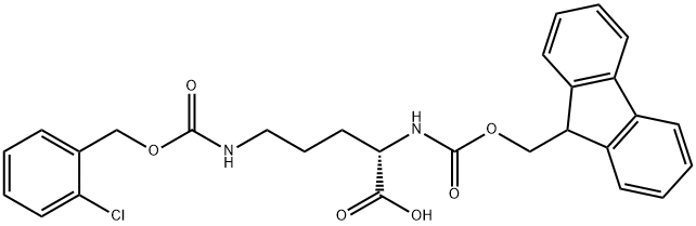FMOC-ORN(2-CL-Z)-OH Struktur