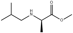 D-Alanine, N-(2-methylpropyl)-, methyl ester (9CI) Structure