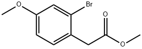 METHYL-2-BROMO-4-METHOXYPHENYLACETATE,198630-93-2,结构式