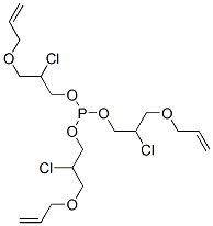tris[3-(allyloxy)-2-chloropropyl] phosphite ,19865-30-6,结构式