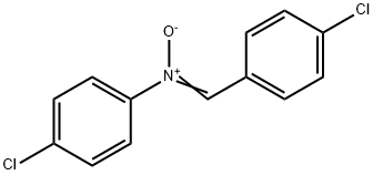 4-クロロ-N-[(4-クロロフェニル)メチレン]ベンゼンアミンオキシド 化学構造式