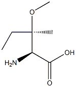 Isoleucine,  3-methoxy-,  DL-  (8CI),19866-56-9,结构式