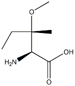 Alloisoleucine,  3-methoxy-,  DL-  (8CI) Structure