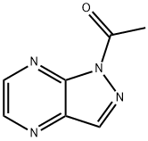 1H-피라졸로[3,4-b]피라진,1-아세틸-(8CI)