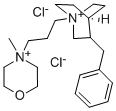3-Benzyl-1-(3-(4-methylmorpholinio)propyl)quinuclidinium, dichloride|