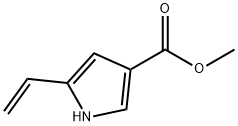 1H-Pyrrole-3-carboxylicacid,5-ethenyl-,methylester(9CI),198703-18-3,结构式