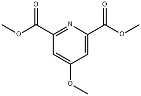 Dimethyl 4-methoxy-2,6-Pyridinedicarboxylate Structure