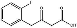 3-Oxo-4-(2-fluorophenyl)butanoic acid Structure