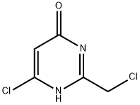 6-氯-2-(氯甲基)-4-(1H)-嘧啶酮, 19874-98-7, 结构式