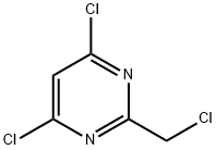 2-Chloromethyl-4,6-dichloropyrimidine Structure