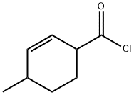 2-Cyclohexene-1-carbonyl chloride, 4-methyl- (8CI) Structure