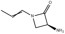 2-Azetidinone,3-amino-1-(1-propenyl)-,(3S)-(9CI) 结构式