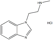 [2-(1H-benzimidazol-1-yl)ethyl]methylamine hydrochloride Struktur