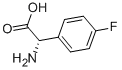 (S)-4-Fluorophenylglycine Structure