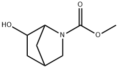 2-Azabicyclo[2.2.1]heptane-2-carboxylic  acid,  6-hydroxy-,  methyl  ester 结构式