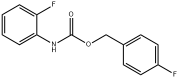 Carbamic acid, (2-fluorophenyl)-, (4-fluorophenyl)methyl ester (9CI) Structure