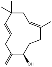 (1R,4E,8E)-6,6,9-Trimethyl-2-methylene-4,8-cycloundecadiene-1-ol Structure