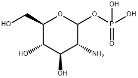D-Glucosamine-1-phosphate Structure