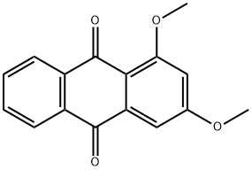 1,3-Dimethoxy-9,10-anthraquinone Structure