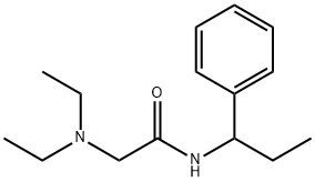 2-(Diethylamino)-N-(alpha-ethylbenzyl)acetamide,19893-64-2,结构式