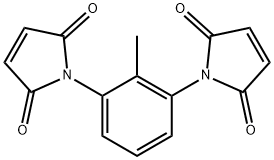 N,N'-(トルエン-2,6-ジイル)ビス(マレインイミド) 化学構造式
