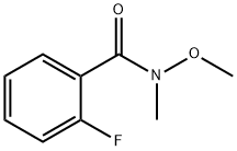 2-Fluoro-N-methoxy-N-methylbenzamide Struktur