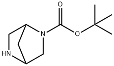 2,5-DIAZA-BICYCLO[2.2.1]HEPTANE-2-CARBOXYLIC ACID TERT-BUTYL ESTER Struktur