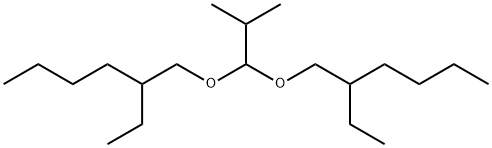 异丁醛二(2-乙基己基)缩醛, 19900-85-7, 结构式