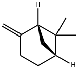 (1R,5R)-6,6-ジメチル-2-メチレンビシクロ[3.1.1]ヘプタン 化学構造式
