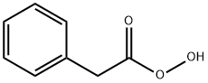 peroxyphenylacetic acid 化学構造式