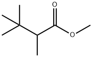 Butanoic acid, 2,3,3-trimethyl-, methyl ester 化学構造式