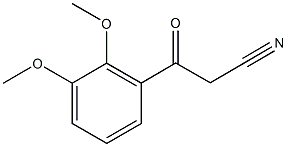 2,3-二甲氧基苯甲酰乙腈, 199102-80-2, 结构式