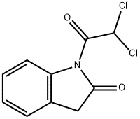 1-(2,2-Dichloro-acetyl)-1,3-dihydro-indol-2-one,199177-71-4,结构式