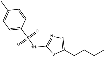 19918-49-1 N-(5-Butyl-1,3,4-thiadiazol-2-yl)-p-toluenesulfonamide