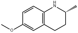 R-6-Methoxy-2-Methyl-1,2,3,4-tetrahydro-quinoline 结构式
