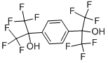 1,4-ビス(ヘキサフルオロ-α-ヒドロキシイソプロピル)ベンゼン 化学構造式