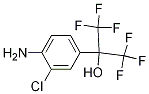 2-(4-AMino-3-chloro-phenyl)-1,1,1,3,3,3-hexafluoro-propan-2-ol 化学構造式