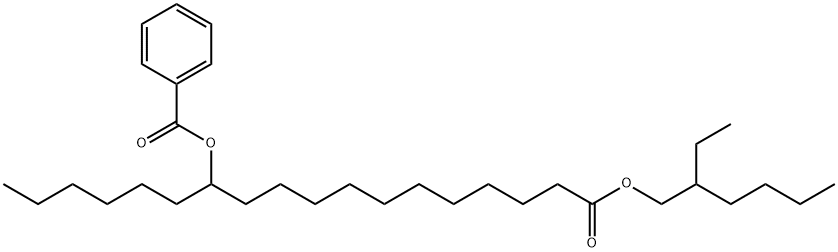 苯甲酰氧基硬脂酸乙基己酯,199277-69-5,结构式
