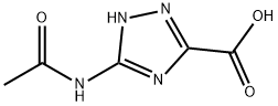 1H-1,2,4-Triazole-3-carboxylicacid,5-(acetylamino)-(9CI) Struktur