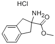 2-AMINO-INDAN-2-CARBOXYLIC ACID METHYL ESTER HYDROCHLORIDE 化学構造式